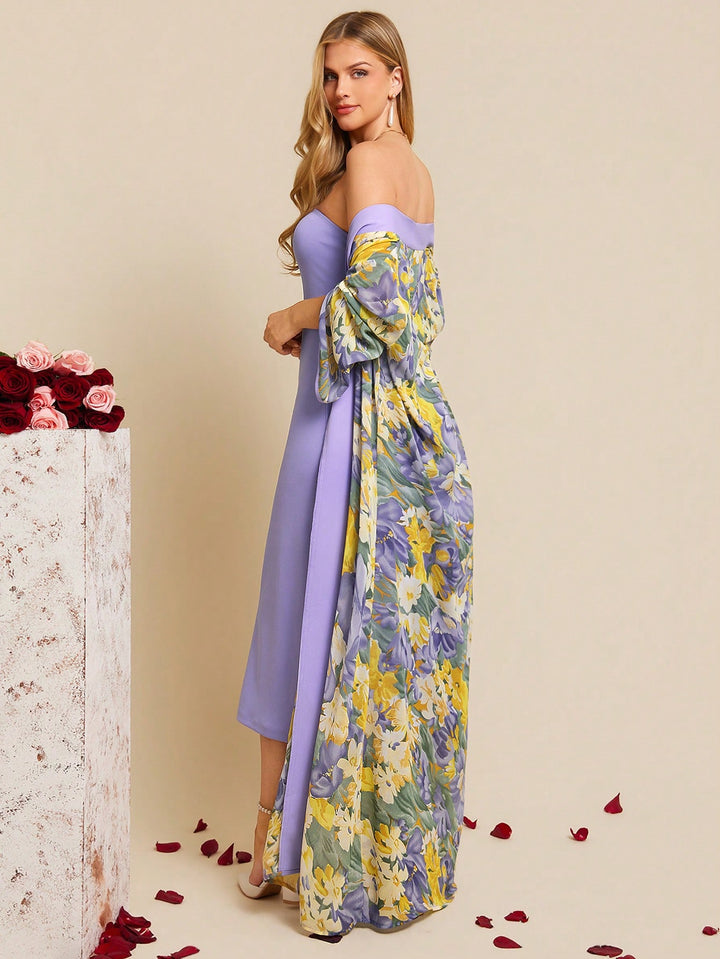 Set rochie și cardigan SHEIN, mix culori