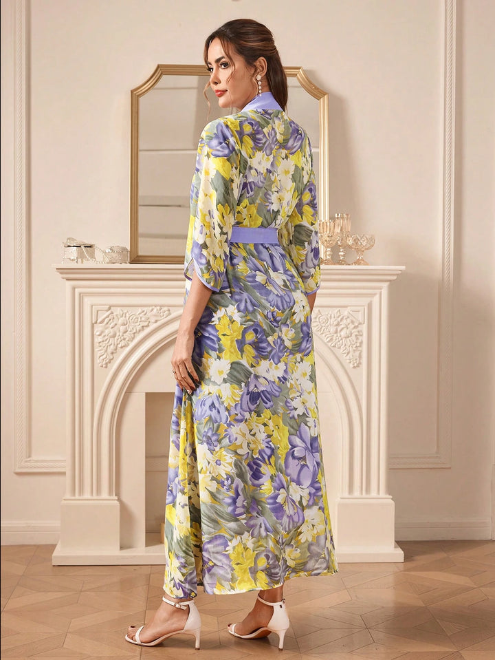 Set rochie și cardigan SHEIN, mix culori