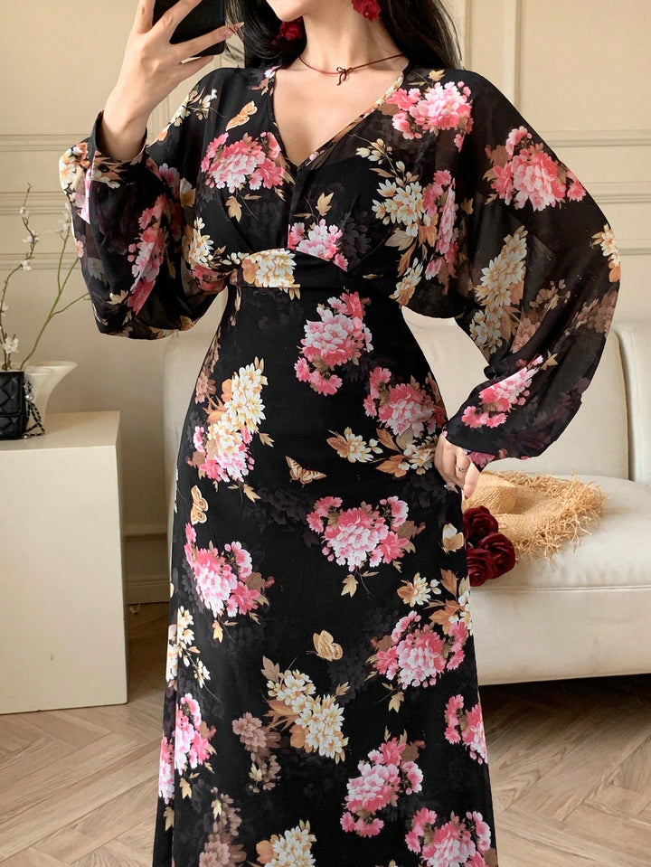 Rochie maxi SHEIN, negru