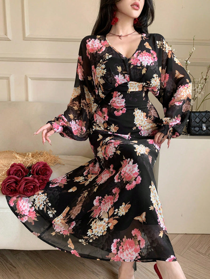 Rochie maxi SHEIN, negru