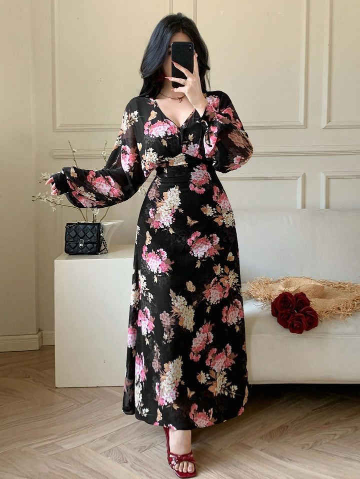 Rochie maxi SHEIN, negru