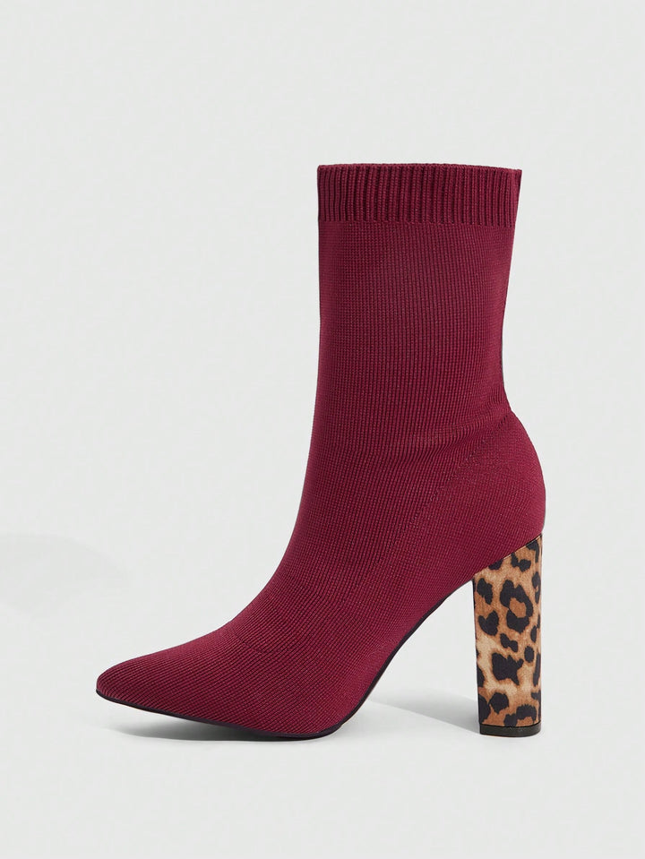 SHEIN csizma, meggypiros