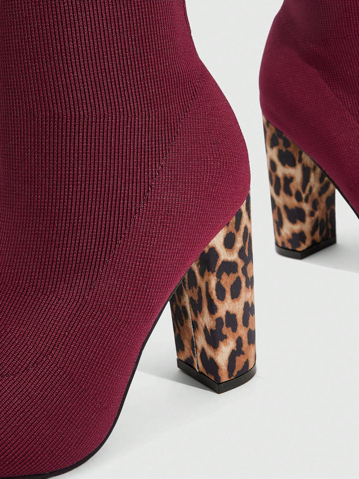 SHEIN csizma, meggypiros