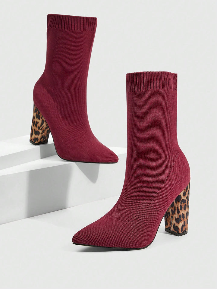 SHEIN csizma, meggypiros