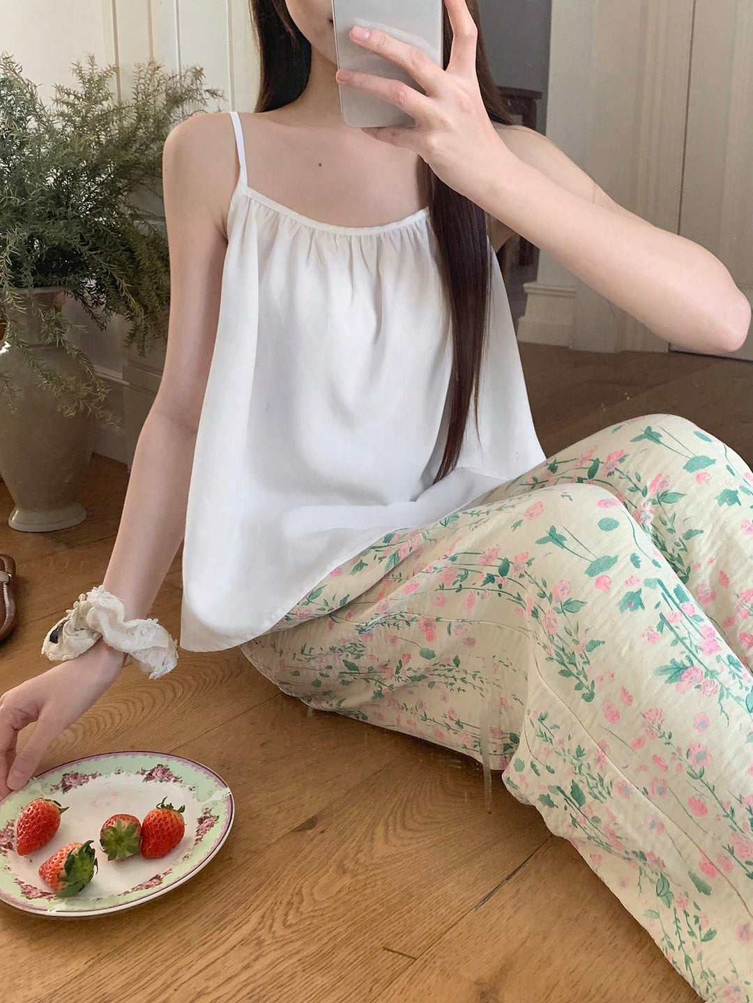 Pijama SHEIN, alb