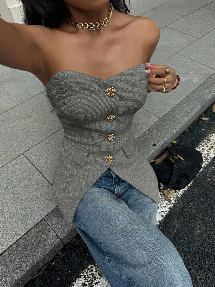 Top SHEIN, gri