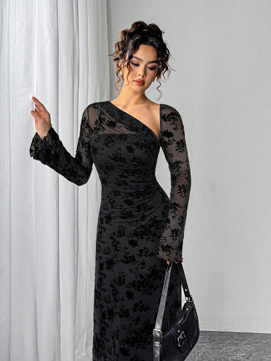 Rochie maxi SHEIN, negru