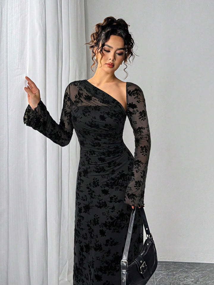 Rochie maxi SHEIN, negru
