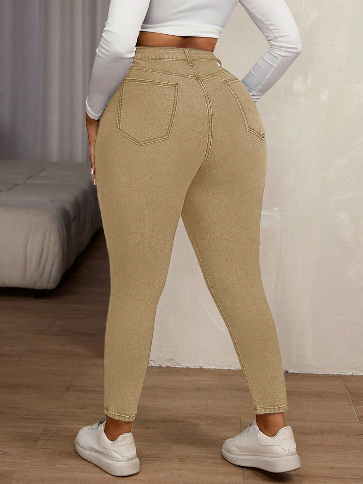 Jeans SHEIN, kaki