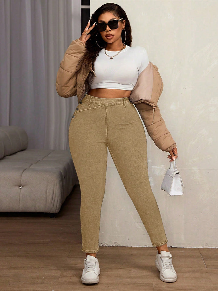 Jeans SHEIN, kaki