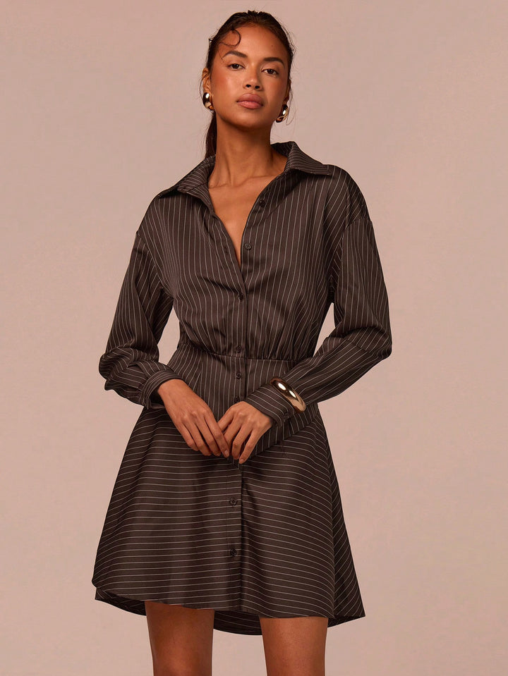 Rochie scurtă SHEIN, maro