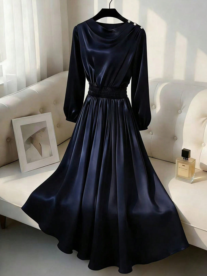 Rochie midi SHEIN, albastru