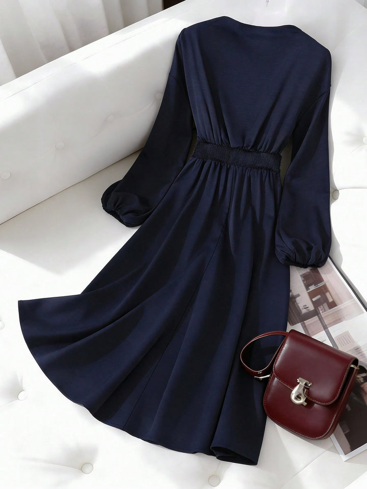 Rochie midi SHEIN, albastru
