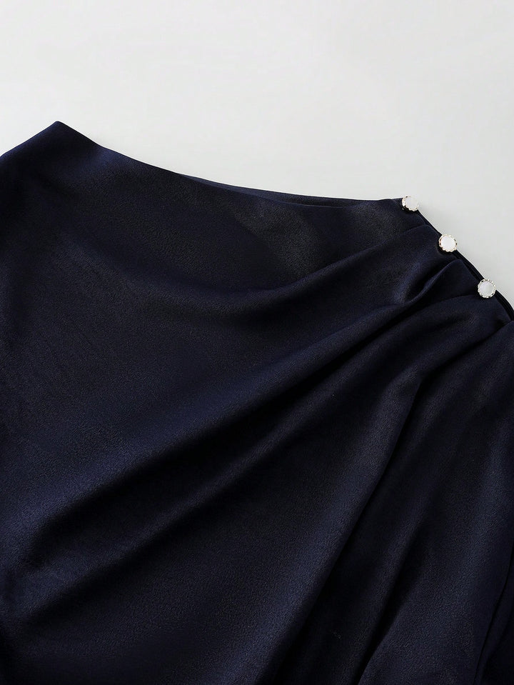Rochie midi SHEIN, albastru