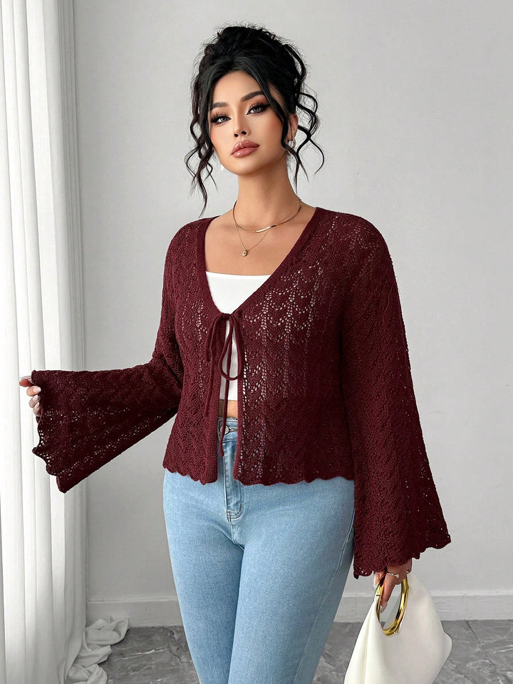 Cardigan SHEIN, vișiniu
