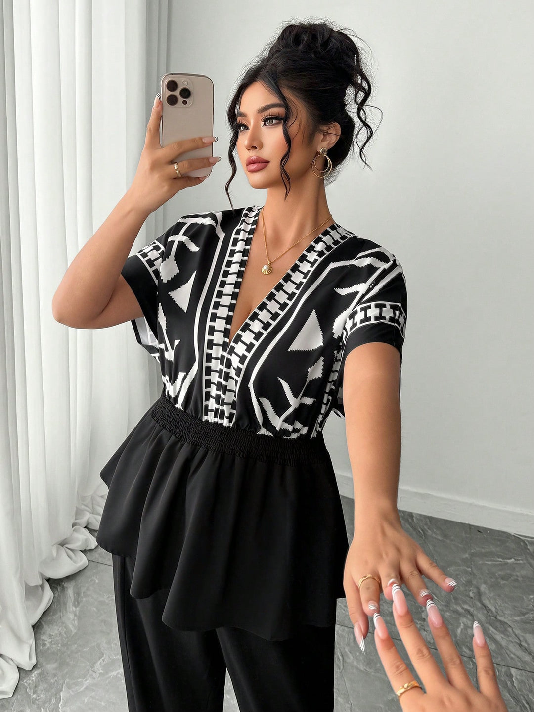 Bluză SHEIN, negru