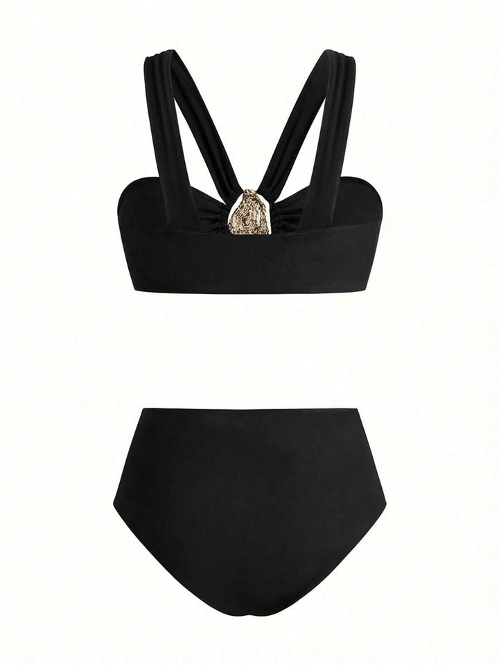 Set bikini SHEIN, negru