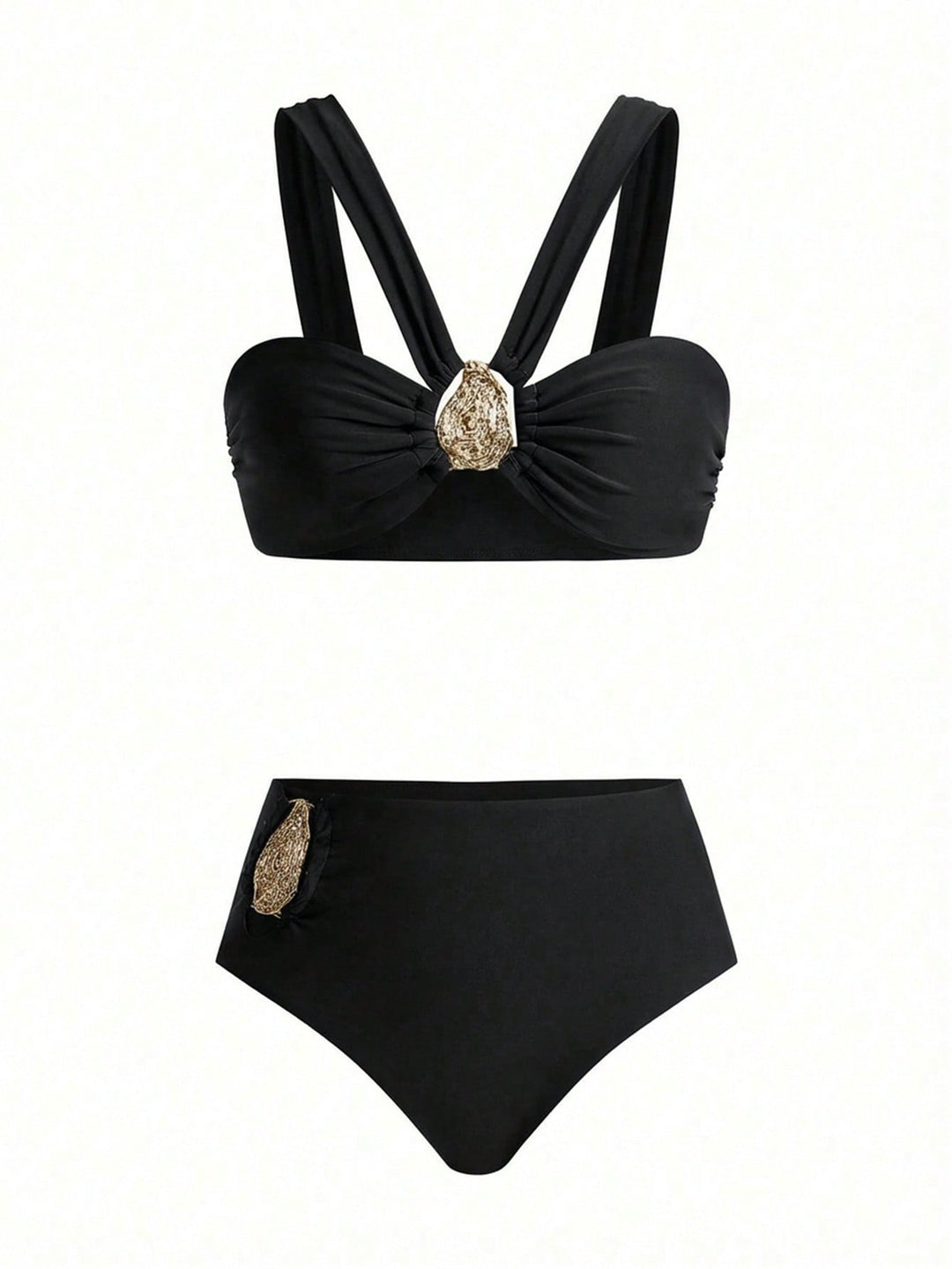 Set bikini SHEIN, negru