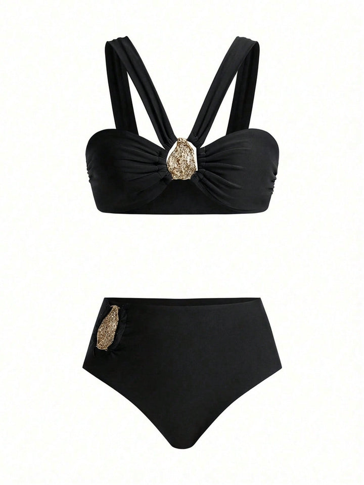 Set bikini SHEIN, negru
