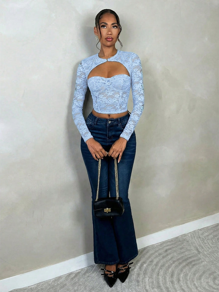 Top SHEIN, albastru