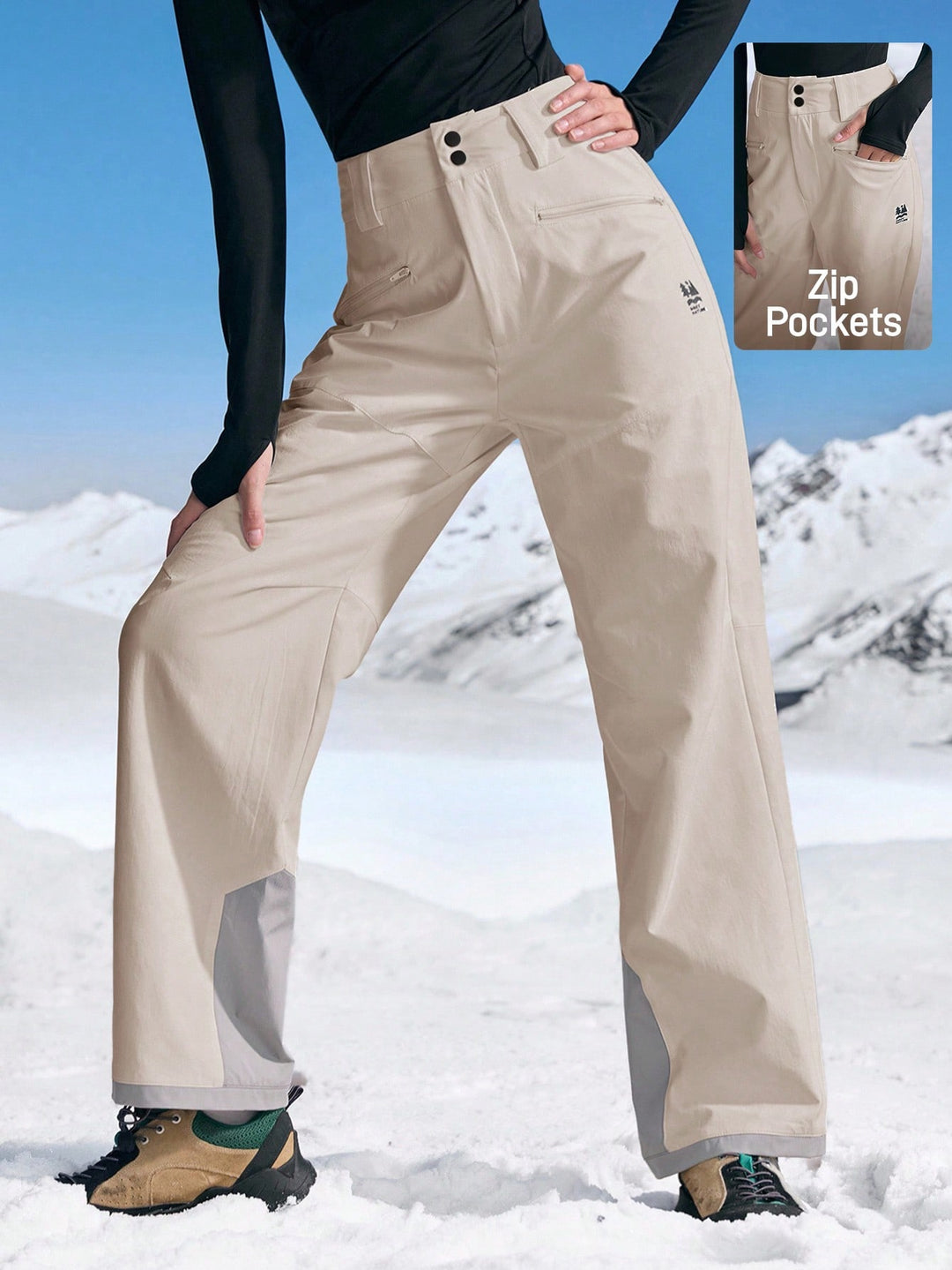 Pantaloni SHEIN, kaki