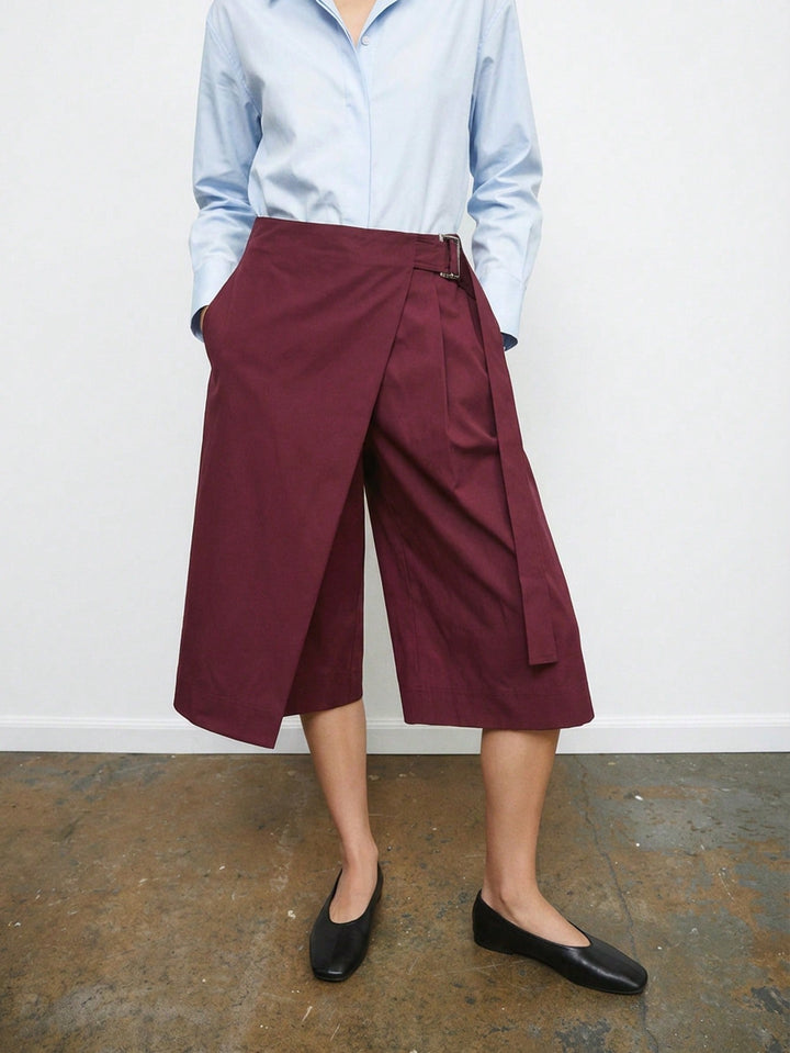 Pantaloni SHEIN, vișiniu