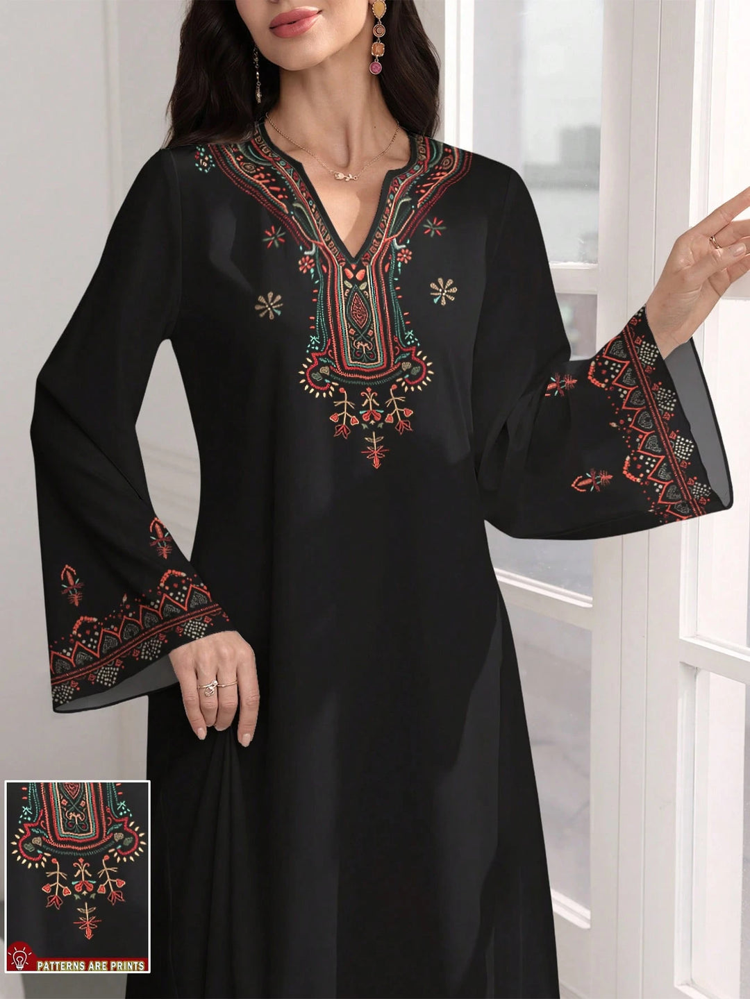 Rochie maxi SHEIN, negru