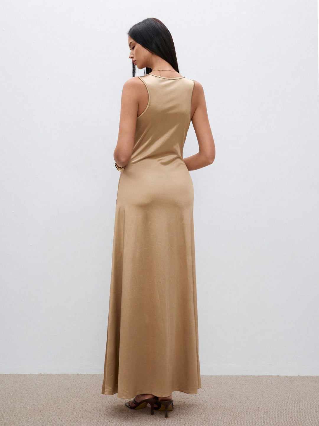 Rochie scurtă SHEIN, kaki