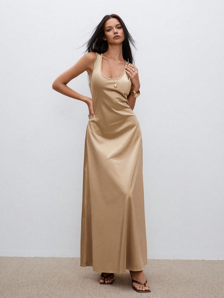Rochie scurtă SHEIN, kaki