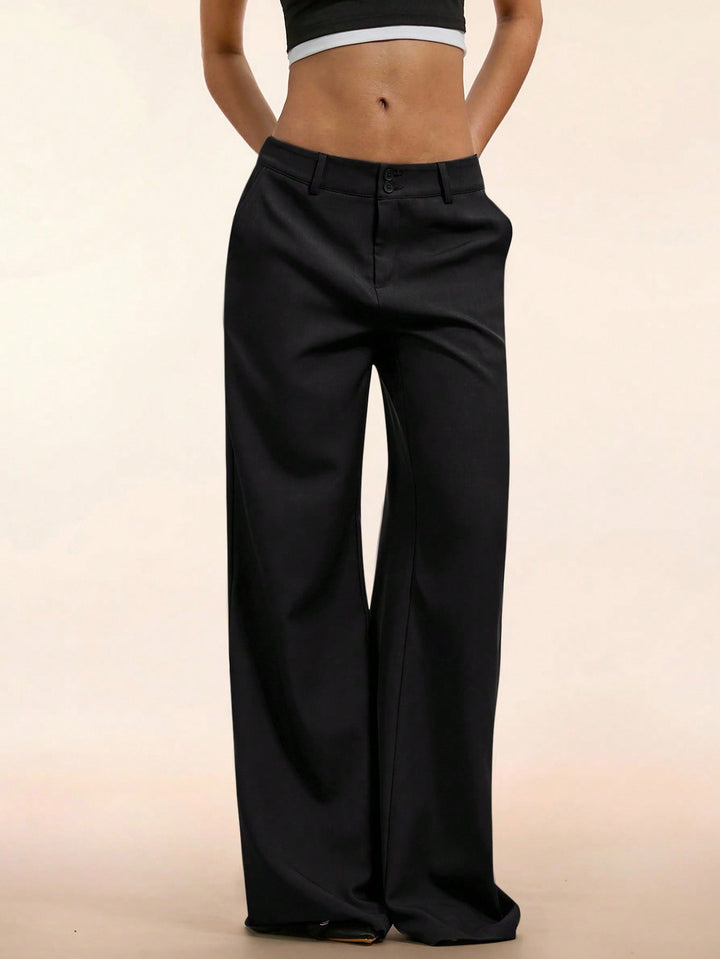 Pantaloni SHEIN, negru