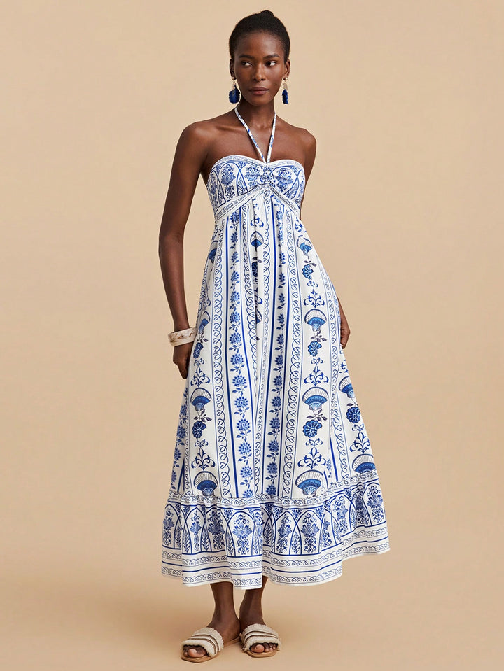 Rochie maxi SHEIN, albastru