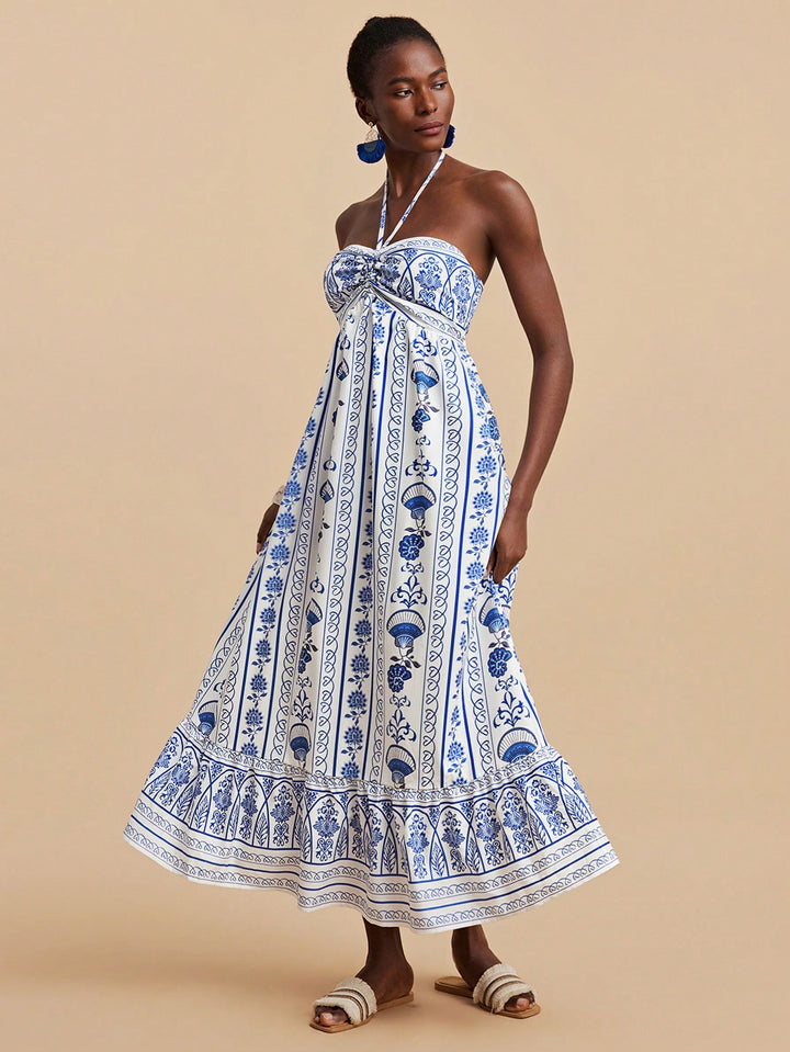 Rochie maxi SHEIN, albastru