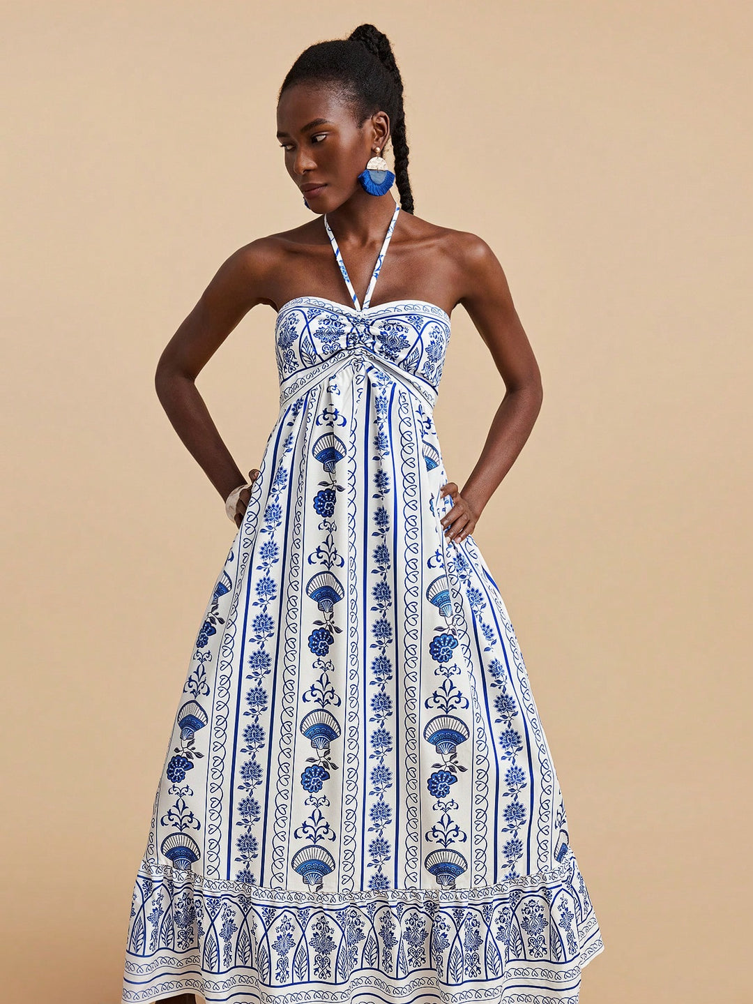 Rochie maxi SHEIN, albastru