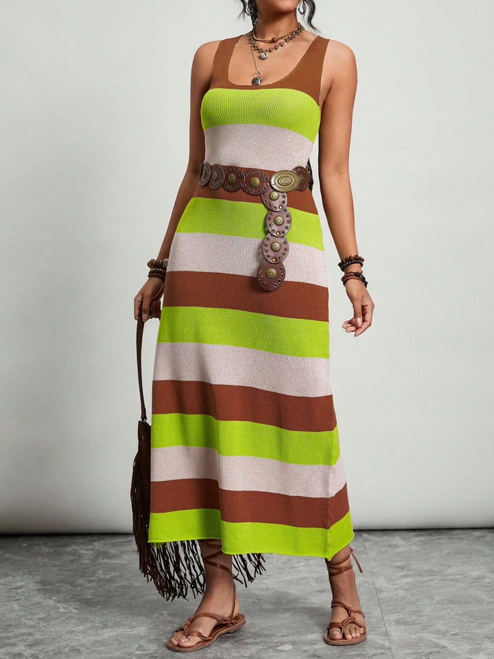 Rochie maxi SHEIN, mix culori