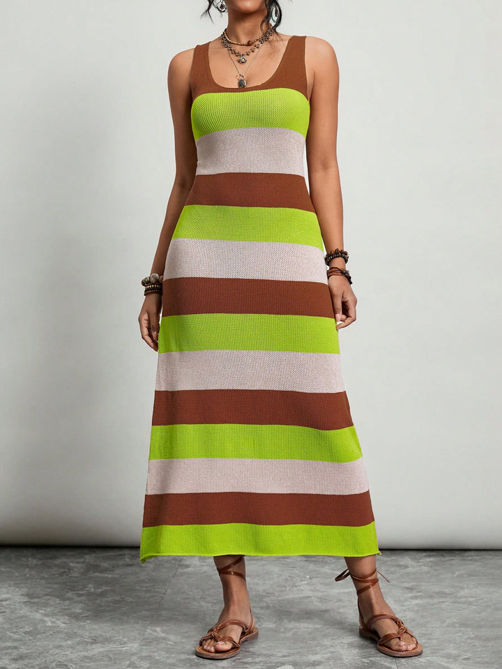 Rochie maxi SHEIN, mix culori