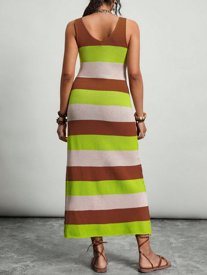 Rochie maxi SHEIN, mix culori