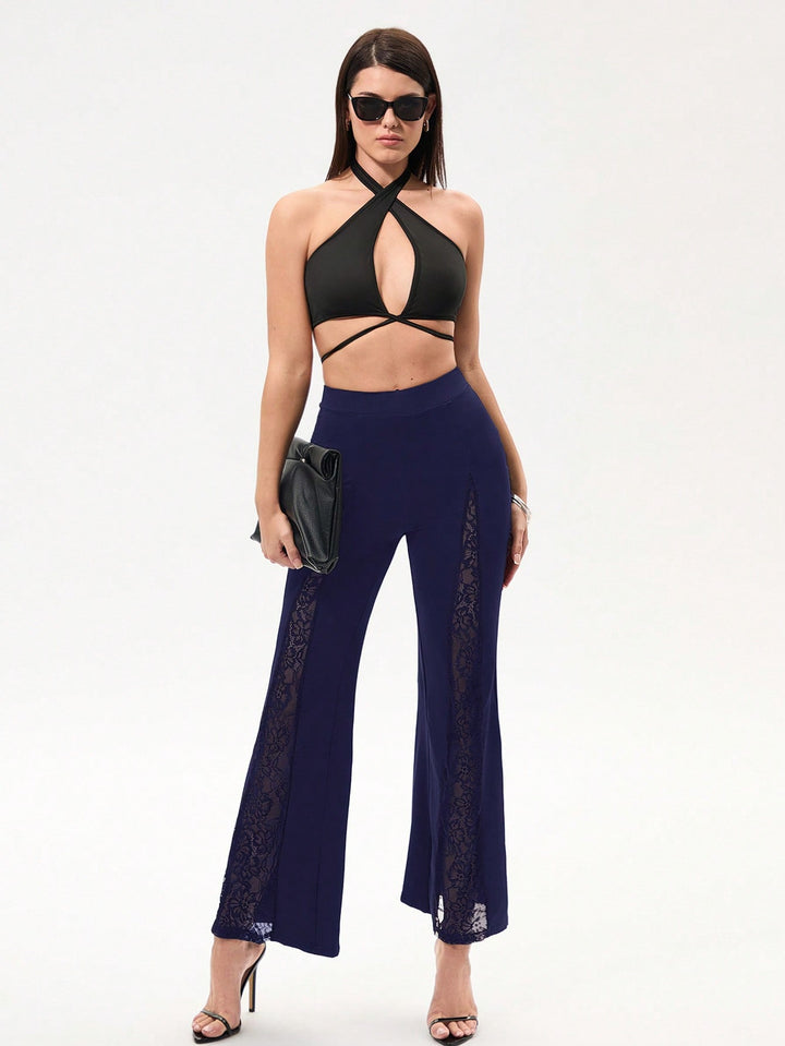 Pantaloni SHEIN, albastru