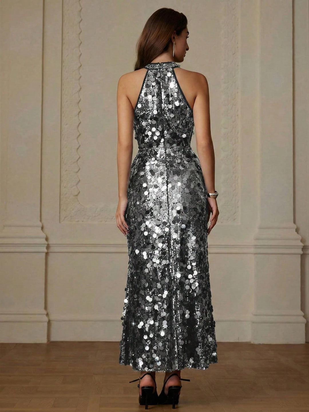 Rochie maxi SHEIN, mix culori