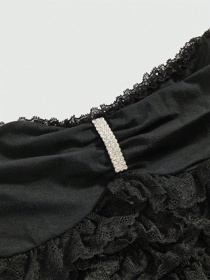 Top SHEIN, negru