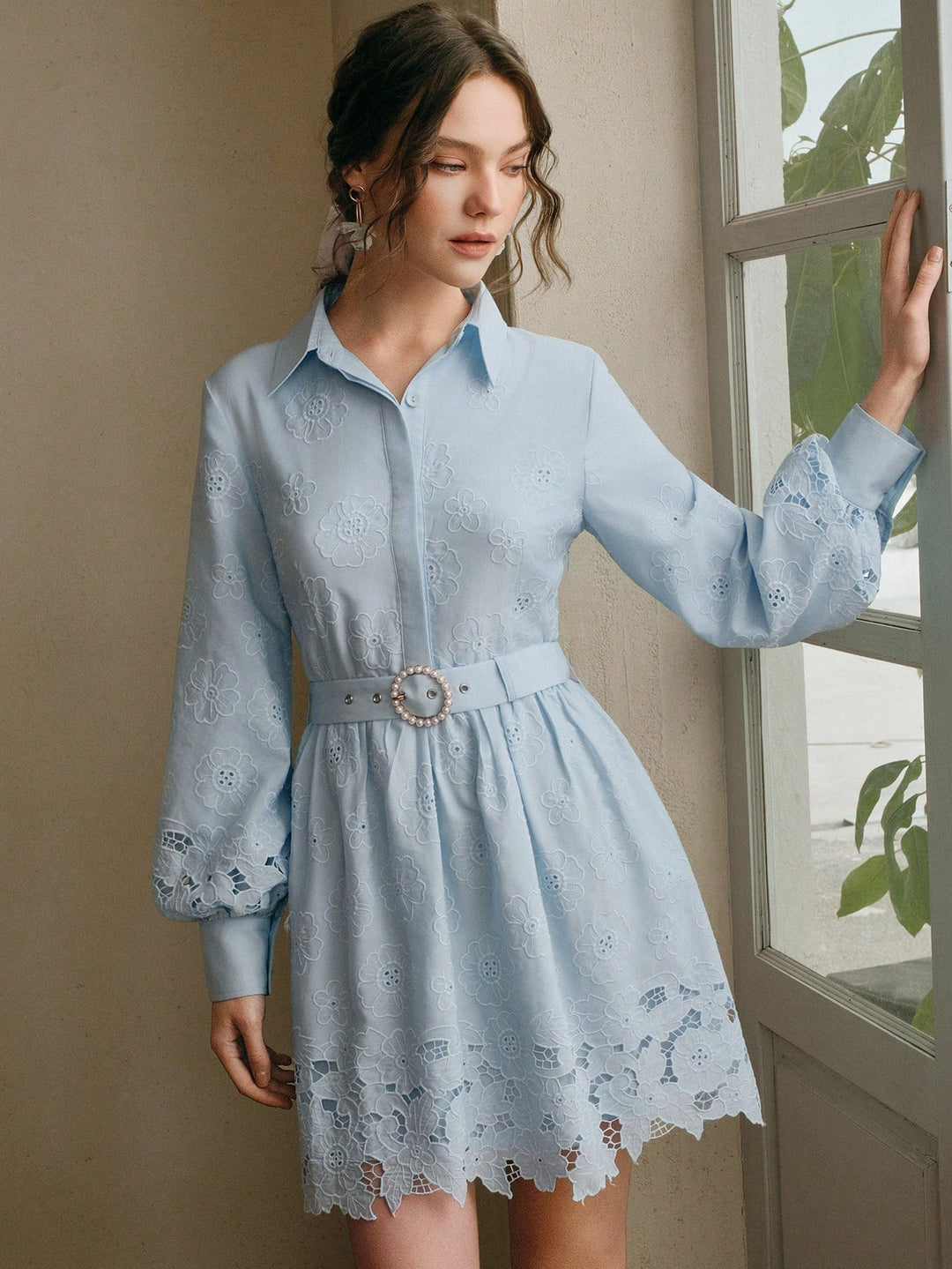 Rochie scurtă SHEIN, albastru