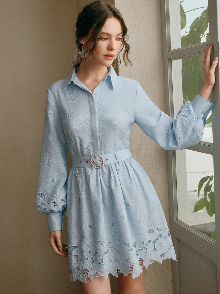 Rochie scurtă SHEIN, albastru