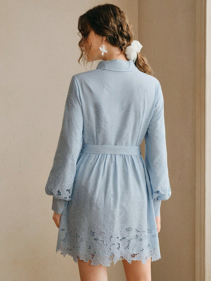 Rochie scurtă SHEIN, albastru