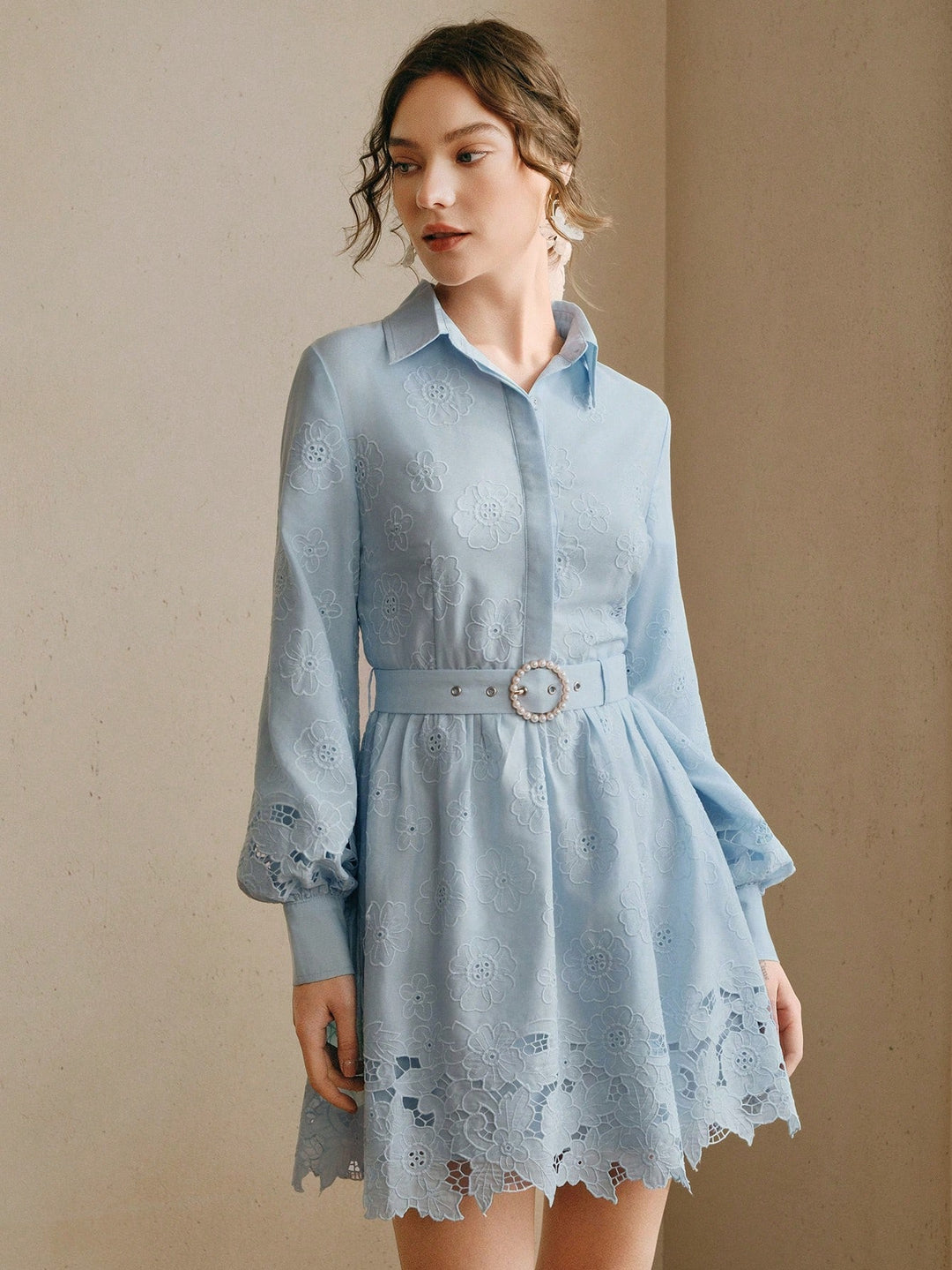 Rochie scurtă SHEIN, albastru