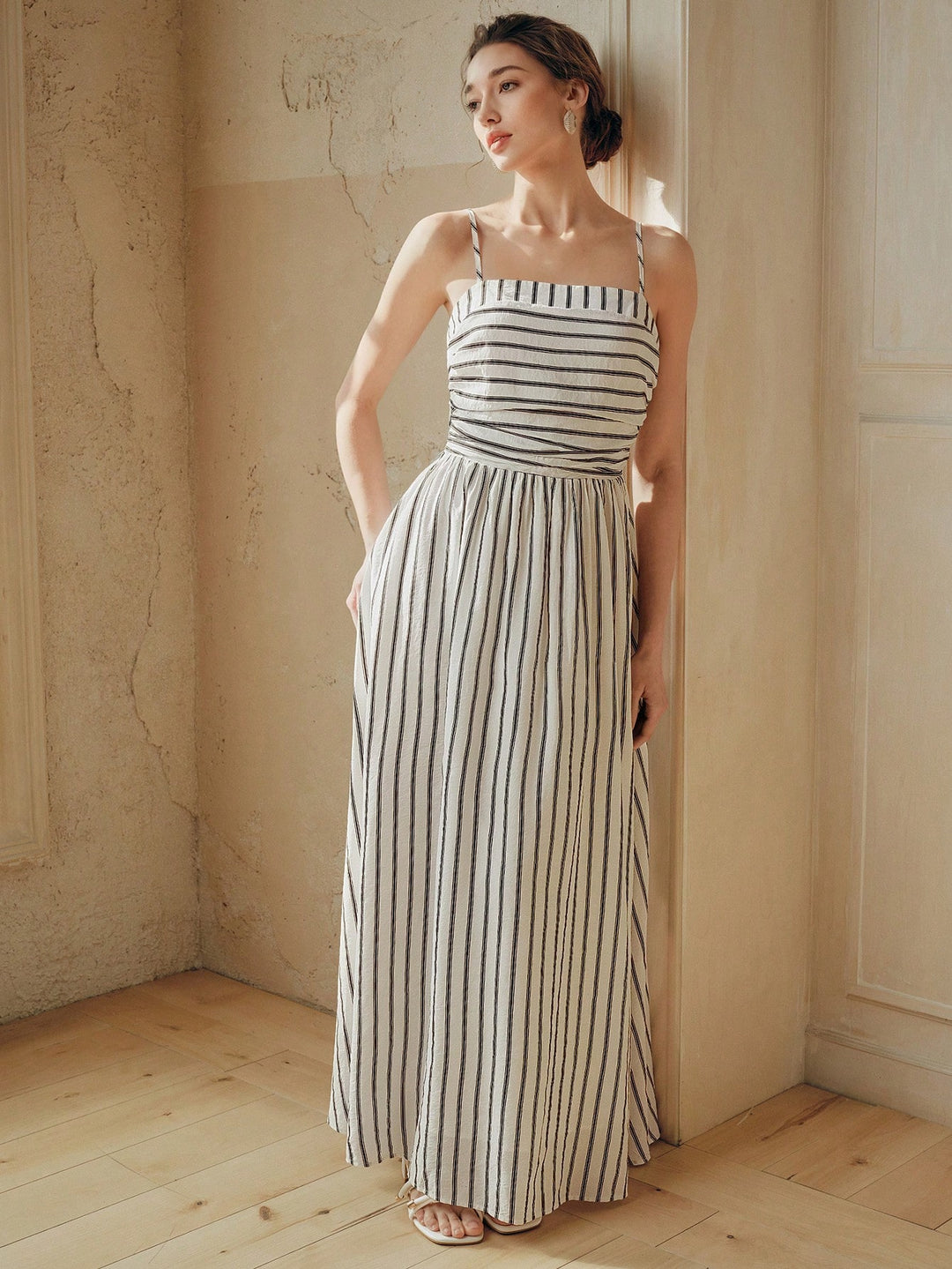 Rochie maxi SHEIN, alb