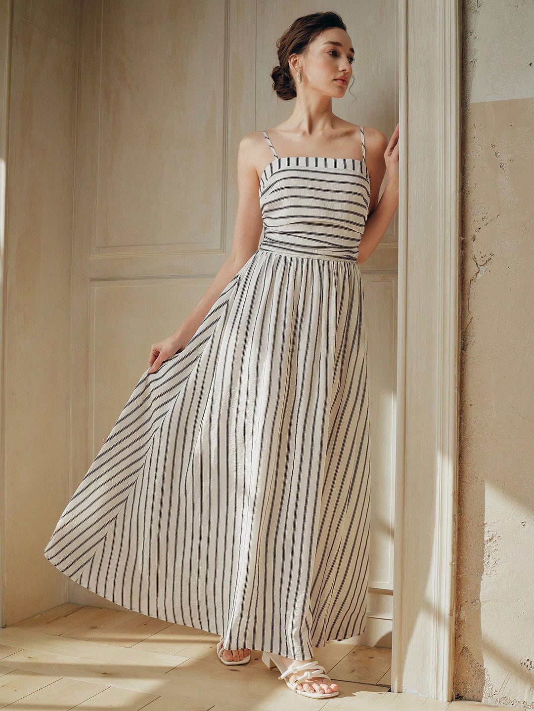 Rochie maxi SHEIN, alb