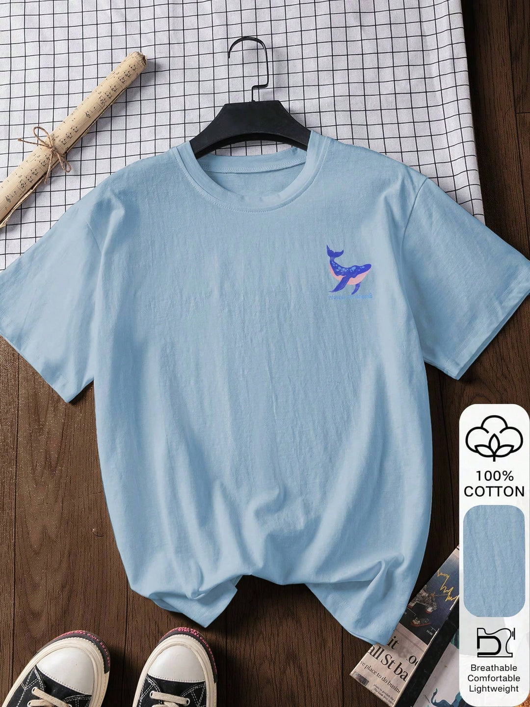 Tricou SHEIN, albastru