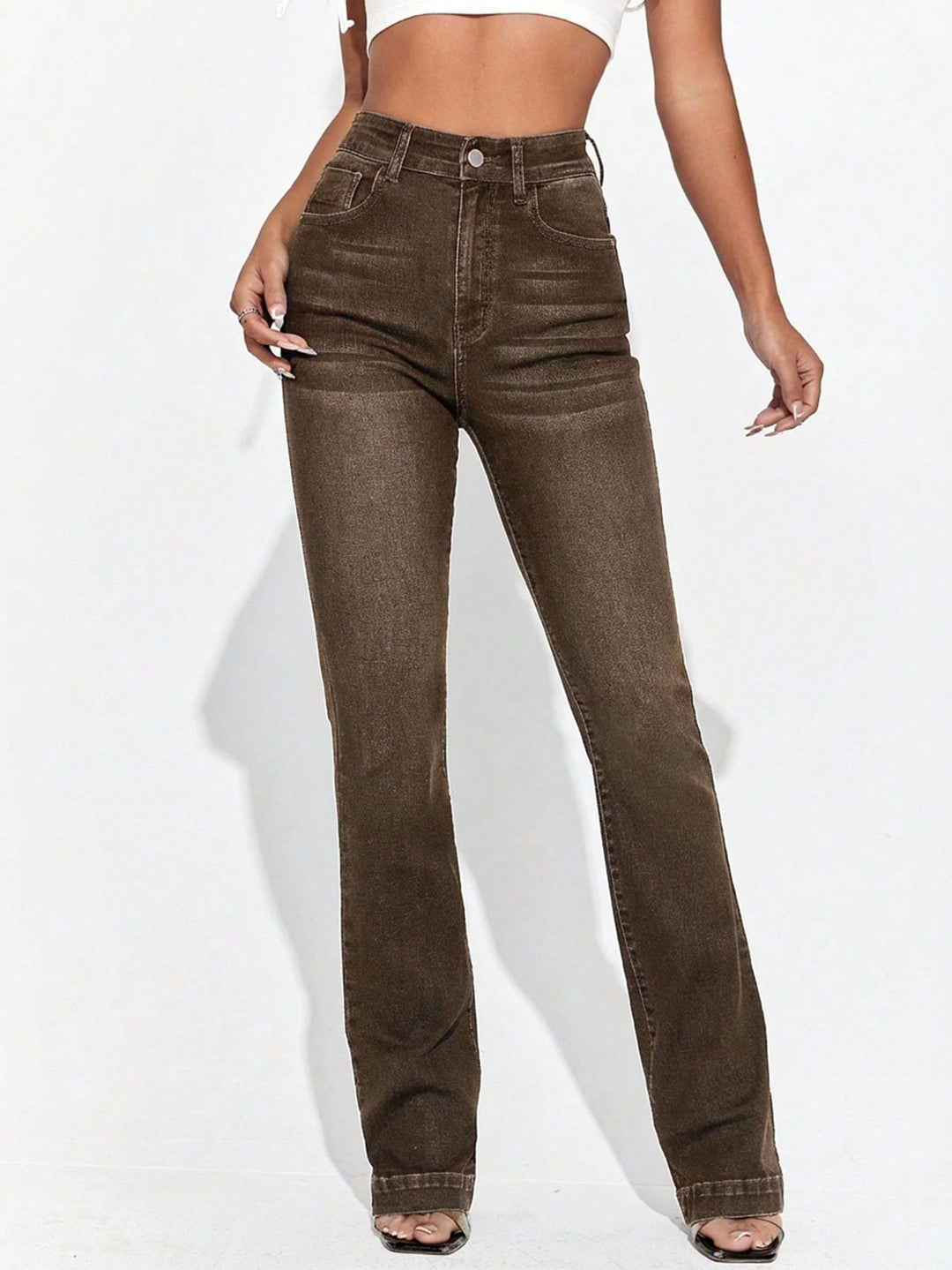 Jeans SHEIN, maro