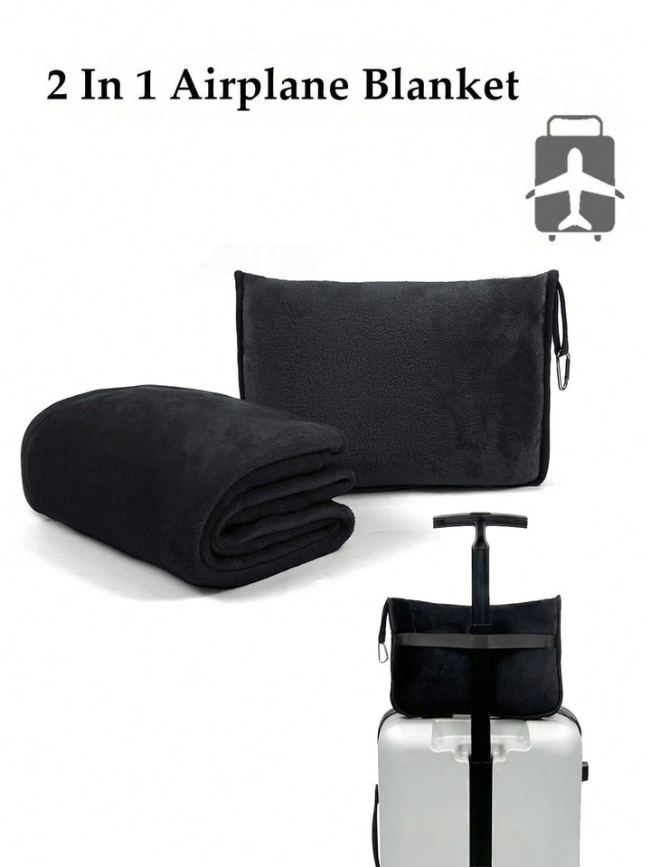 Set de patură pentru călătorie SHEIN, negru