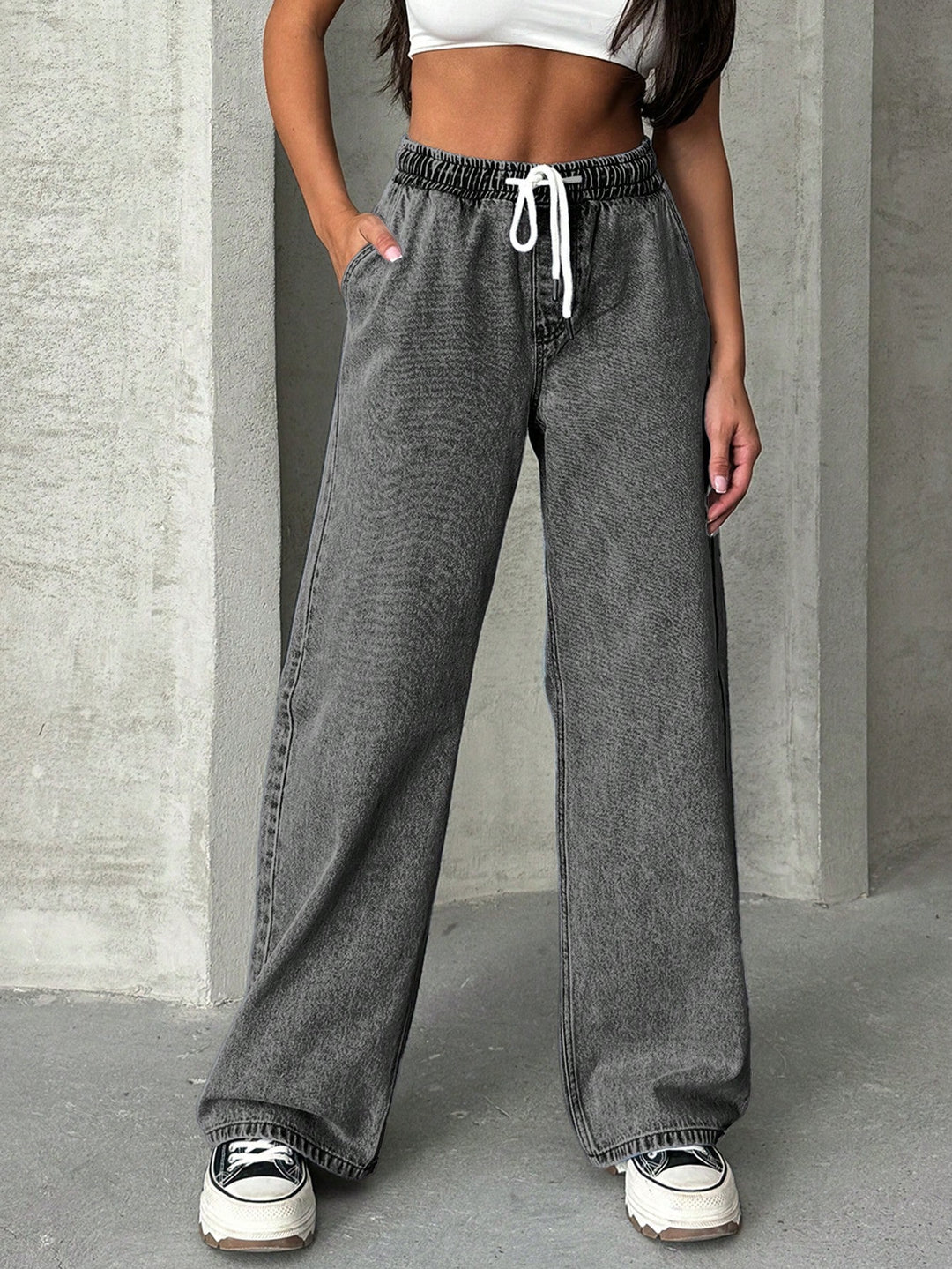 Jeans SHEIN, gri