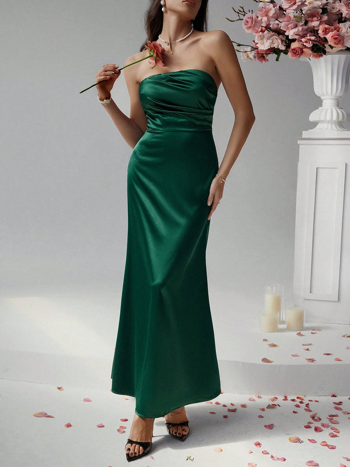 Rochie maxi SHEIN, verde